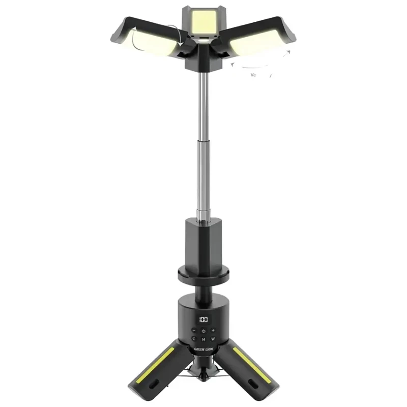 چراغ کمپینگ گرین لاین مدل سه‌پرتوی سه‌پایه Trio Beam Tripod