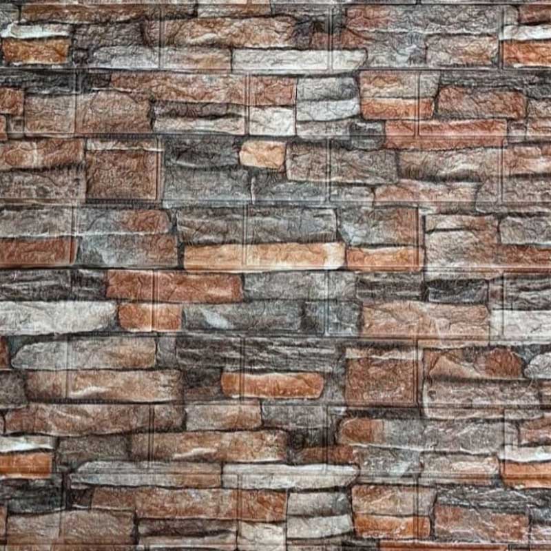 دیوارپوش مدل فومی طرح آنتیک بسته 4 عددی